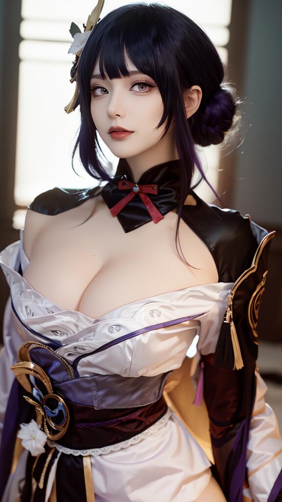 原神-雷电将军 - AI美女写真