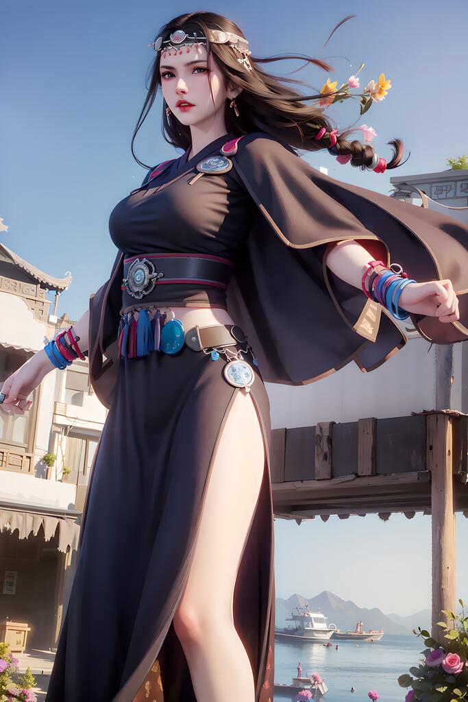 画江湖不良人-奥姑 - AI美女写真