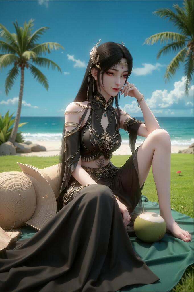 完美世界-火灵儿 - AI美女写真