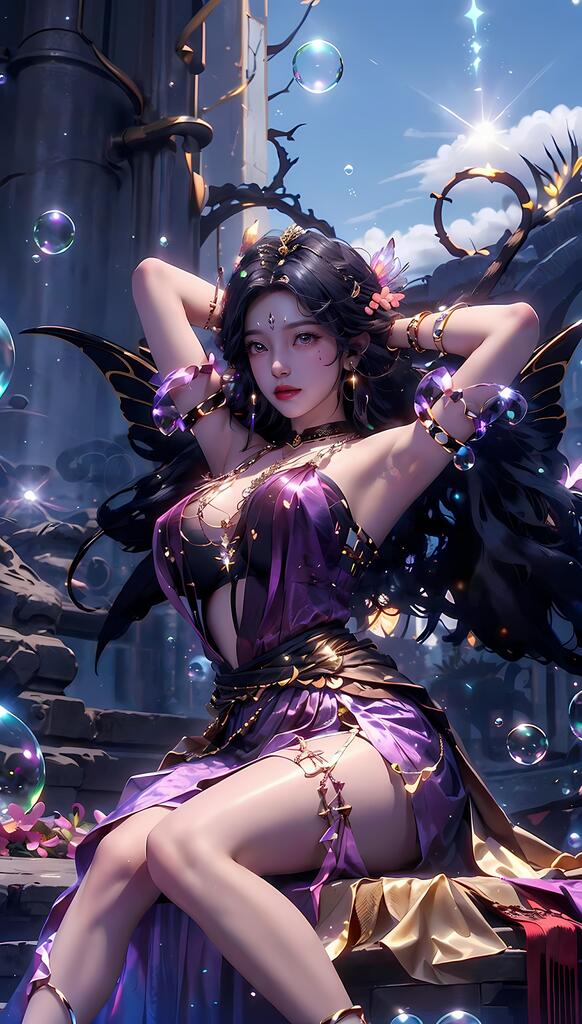 国漫女神_云曦冷筱 - AI美女写真
