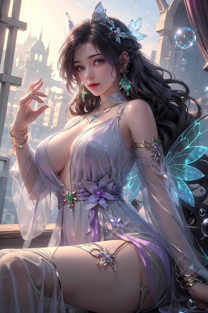 国漫女神_云曦冷筱 - AI美女写真