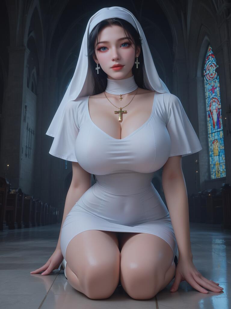 AI国漫-修女 - AI美女写真