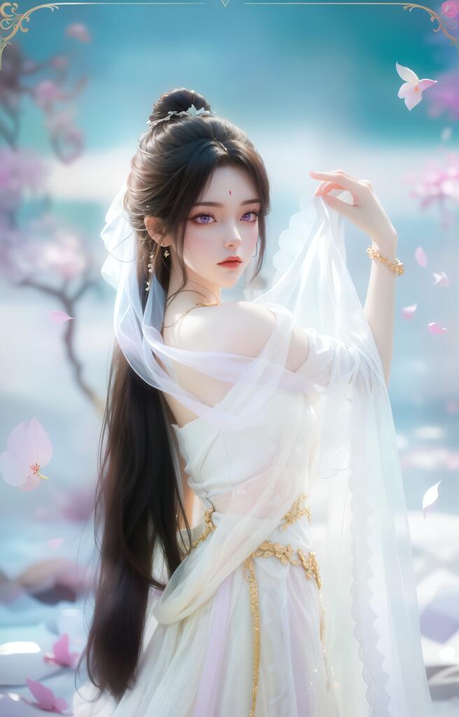 完美世界-月婵 - AI美女写真