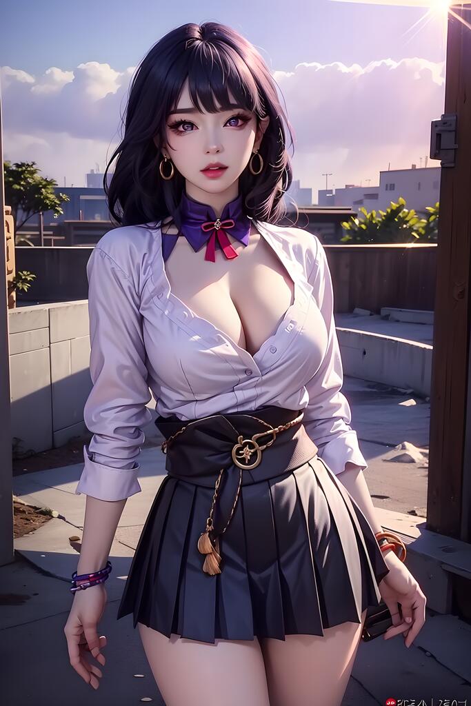 雷电将军 - AI美女写真