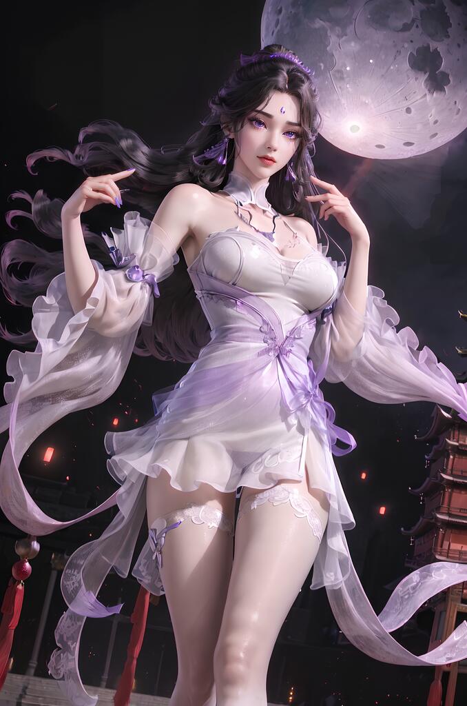 完美世界-月婵 - AI美女写真