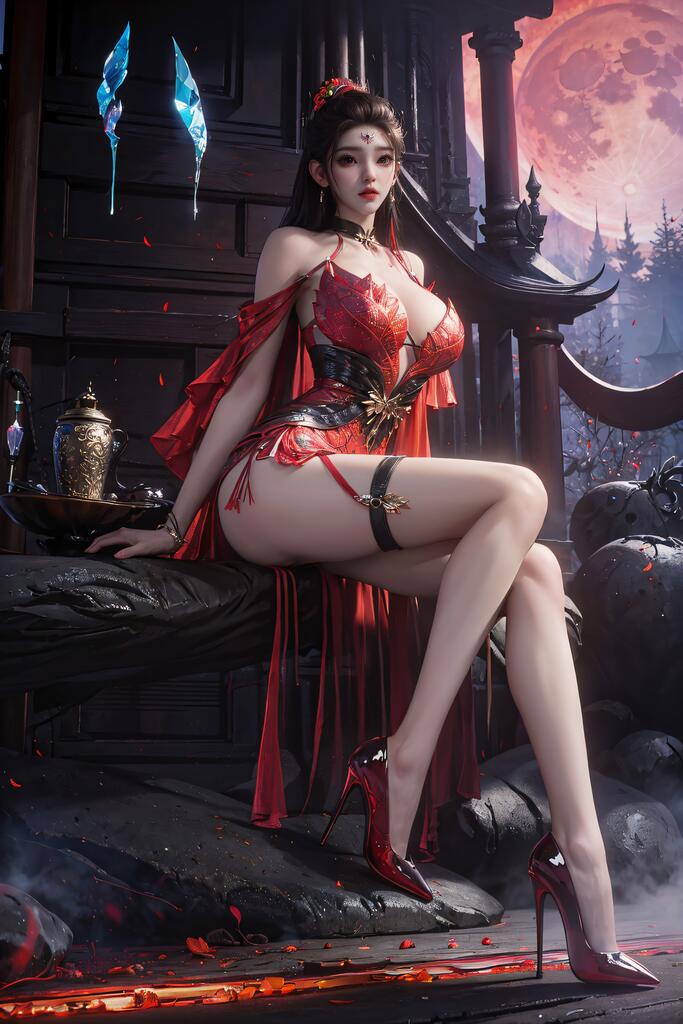 沧元图-柳七月 - AI美女写真