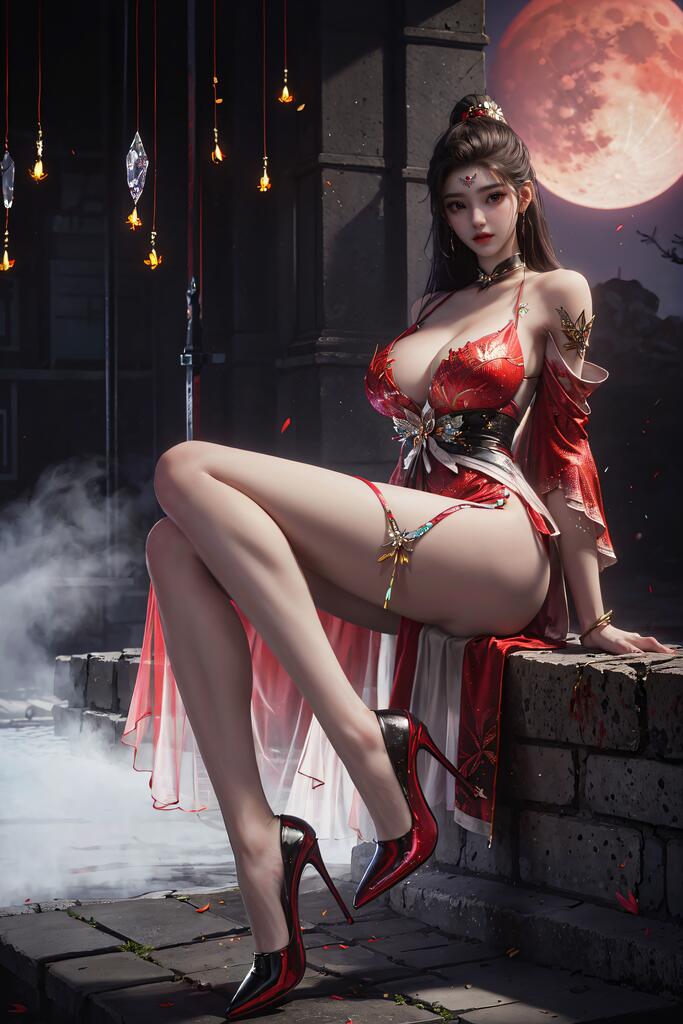 沧元图-柳七月 - AI美女写真