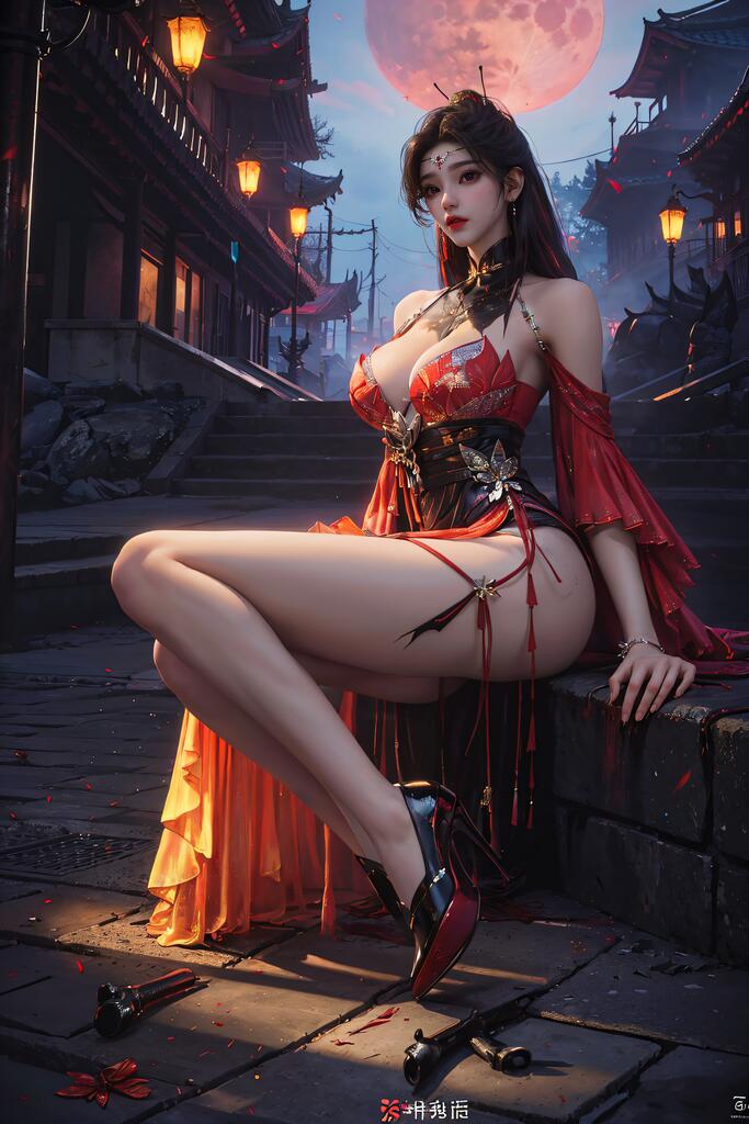沧元图-柳七月 - AI美女写真