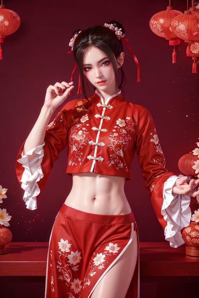 天行九歌-焰灵姬 - AI美女写真