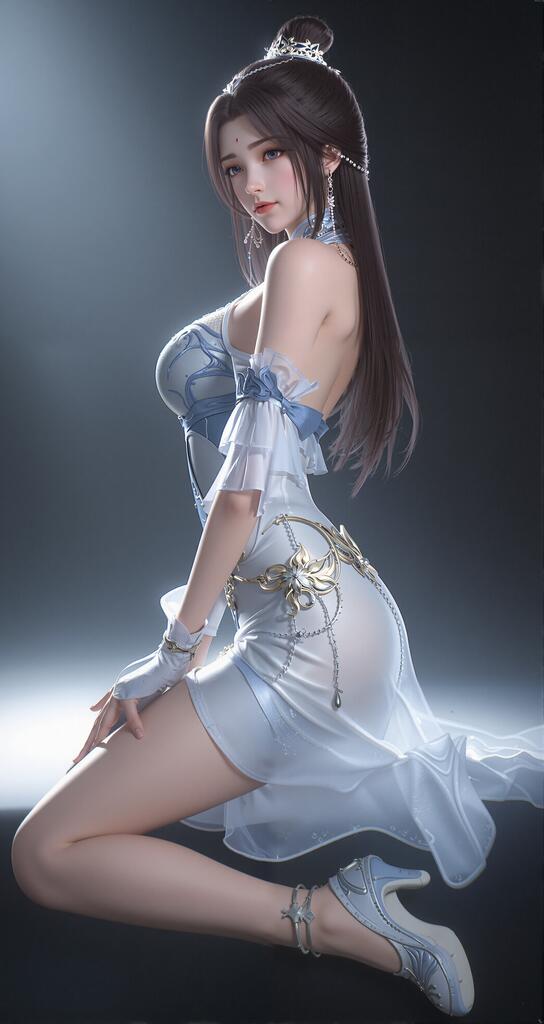 完美世界-月婵 - AI美女写真