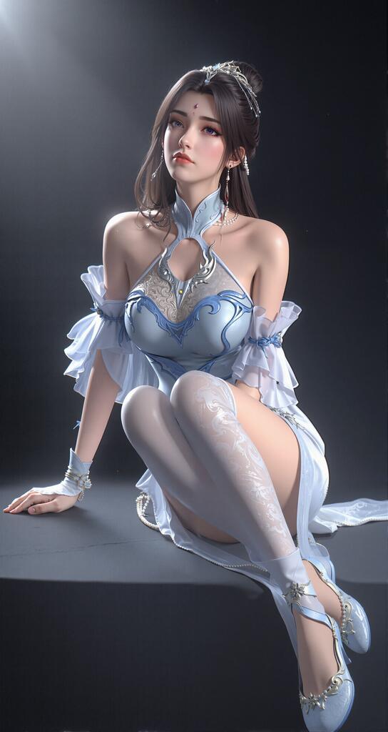 完美世界-月婵 - AI美女写真