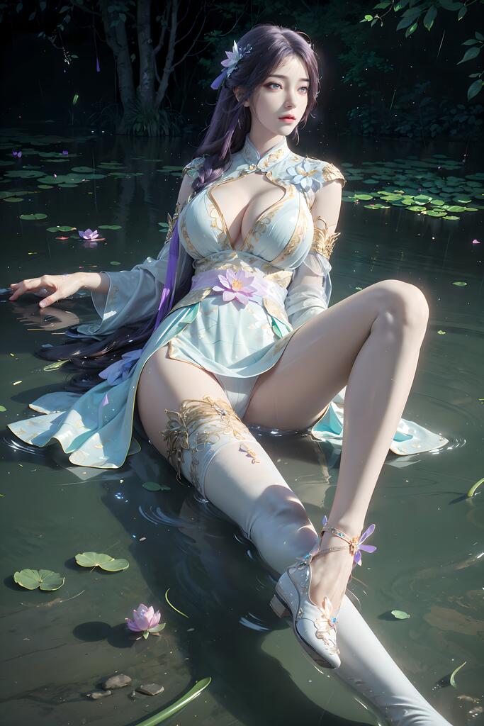 月夜云曦 - AI美女写真