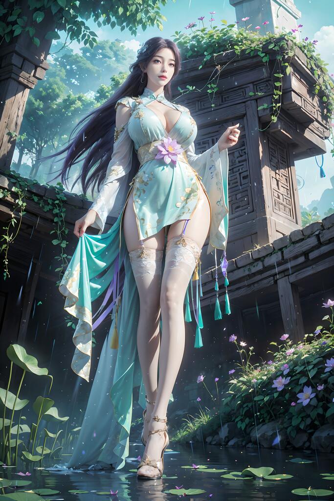 月夜云曦 - AI美女写真