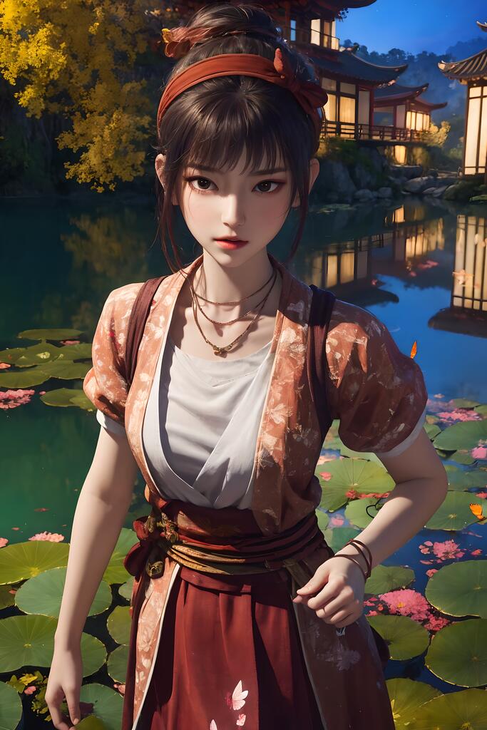 天罡传-樊巧儿 - AI美女写真