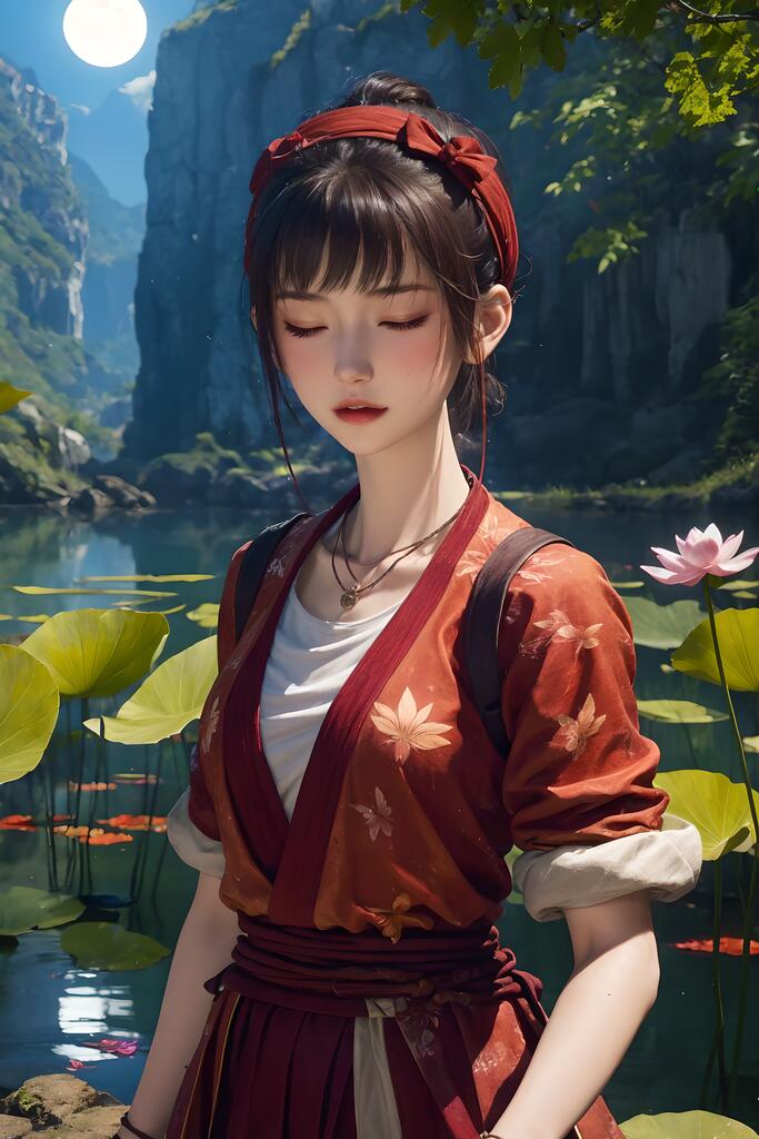 天罡传-樊巧儿 - AI美女写真