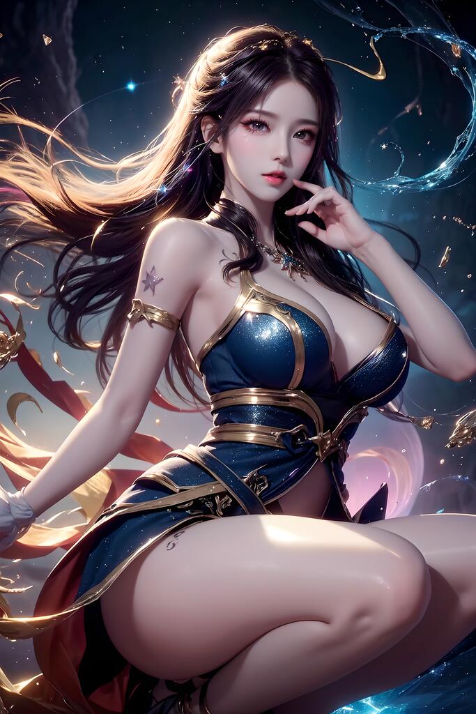 银河少女 - AI美女写真