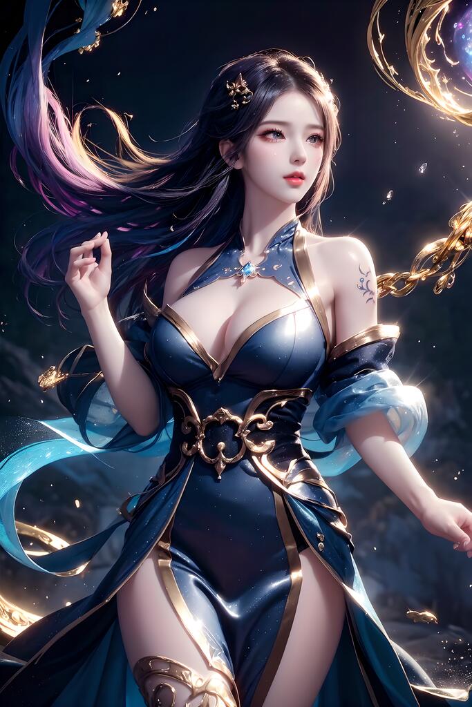 银河少女 - AI美女写真