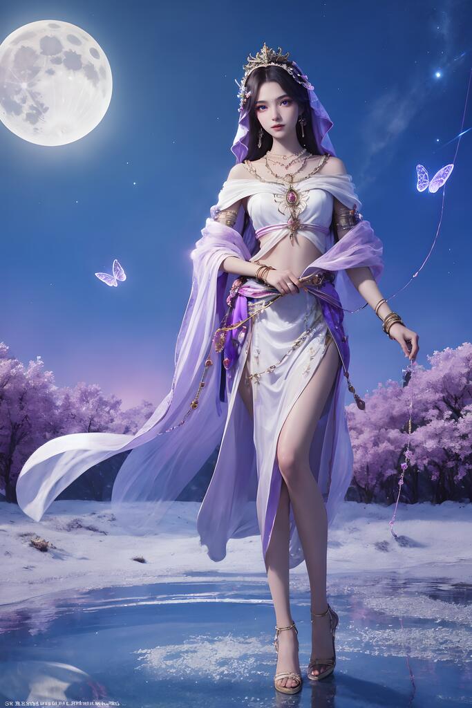神印王座-月夜 - AI美女写真