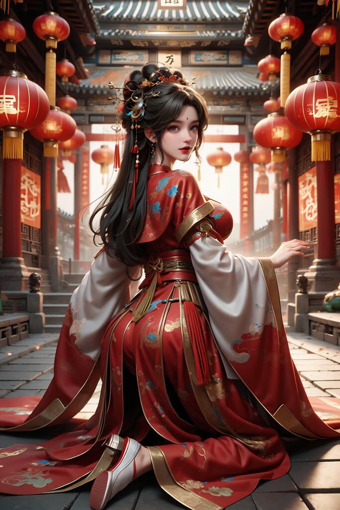 完美世界-清漪 - AI美女写真