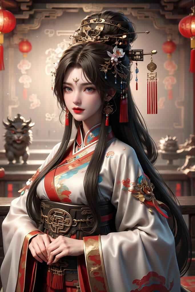 完美世界-清漪 - AI美女写真